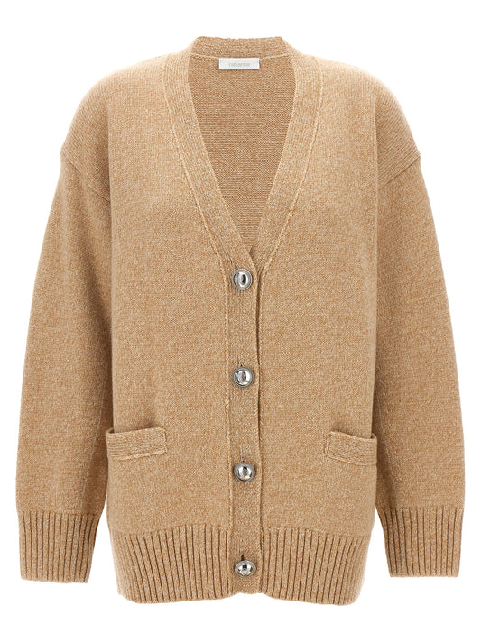 Logo button cardigan Sweater, cardigans