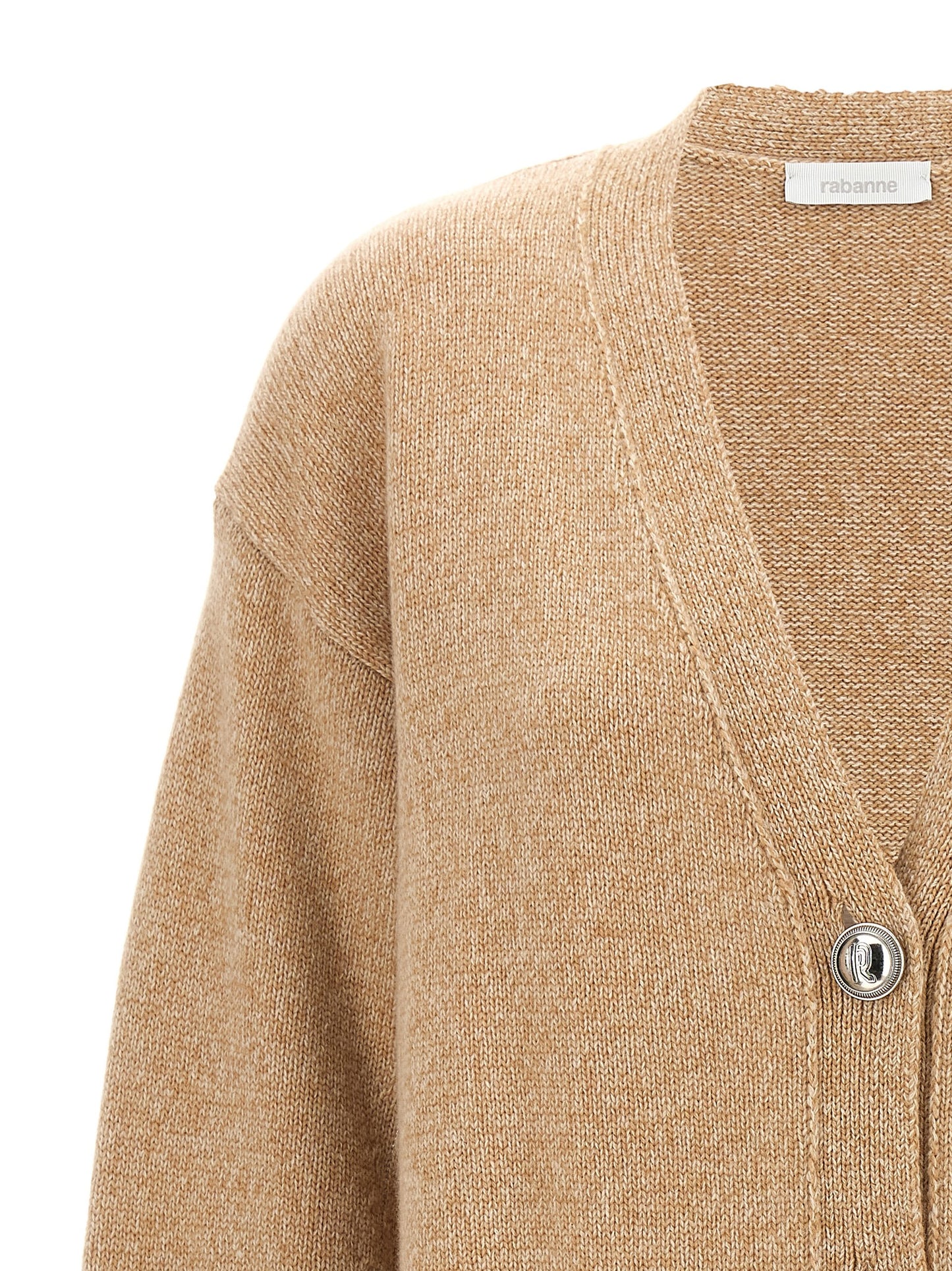 Logo button cardigan Sweater, cardigans