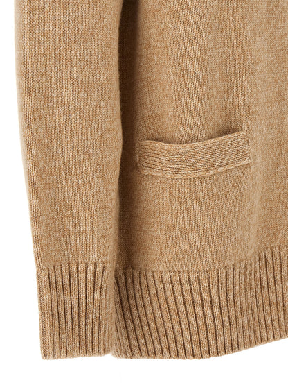 Logo button cardigan Sweater, cardigans