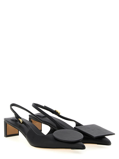 'Duelo B' slingback Pumps