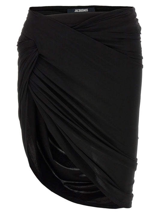 'La Mini Jupe Drapeado' skirt Skirts