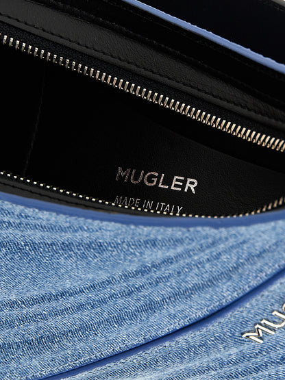'medium denim spiral curve 01' shoulder bag Shoulder bags