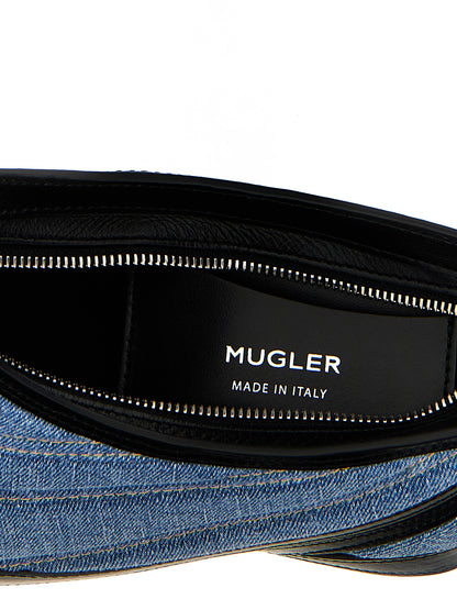 'small denim spiral curve 01' shoulder bag Shoulder bags