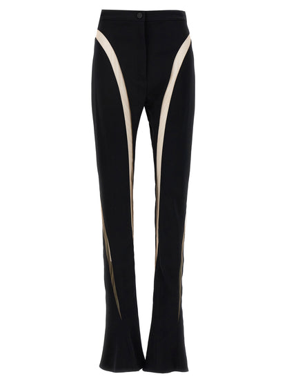 Mesh insert leggings Leggings