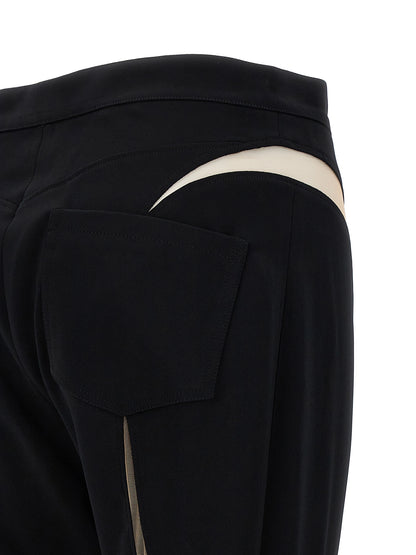 Mesh insert leggings Leggings