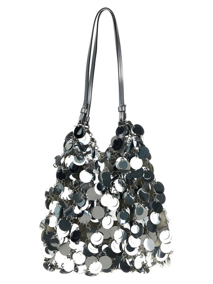 'Silver Sparkle Discs Large' shoulder bag Shoulder bags
