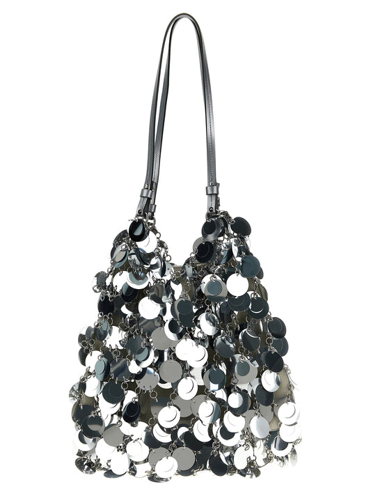 'Silver Sparkle Discs Large' shoulder bag Shoulder bags