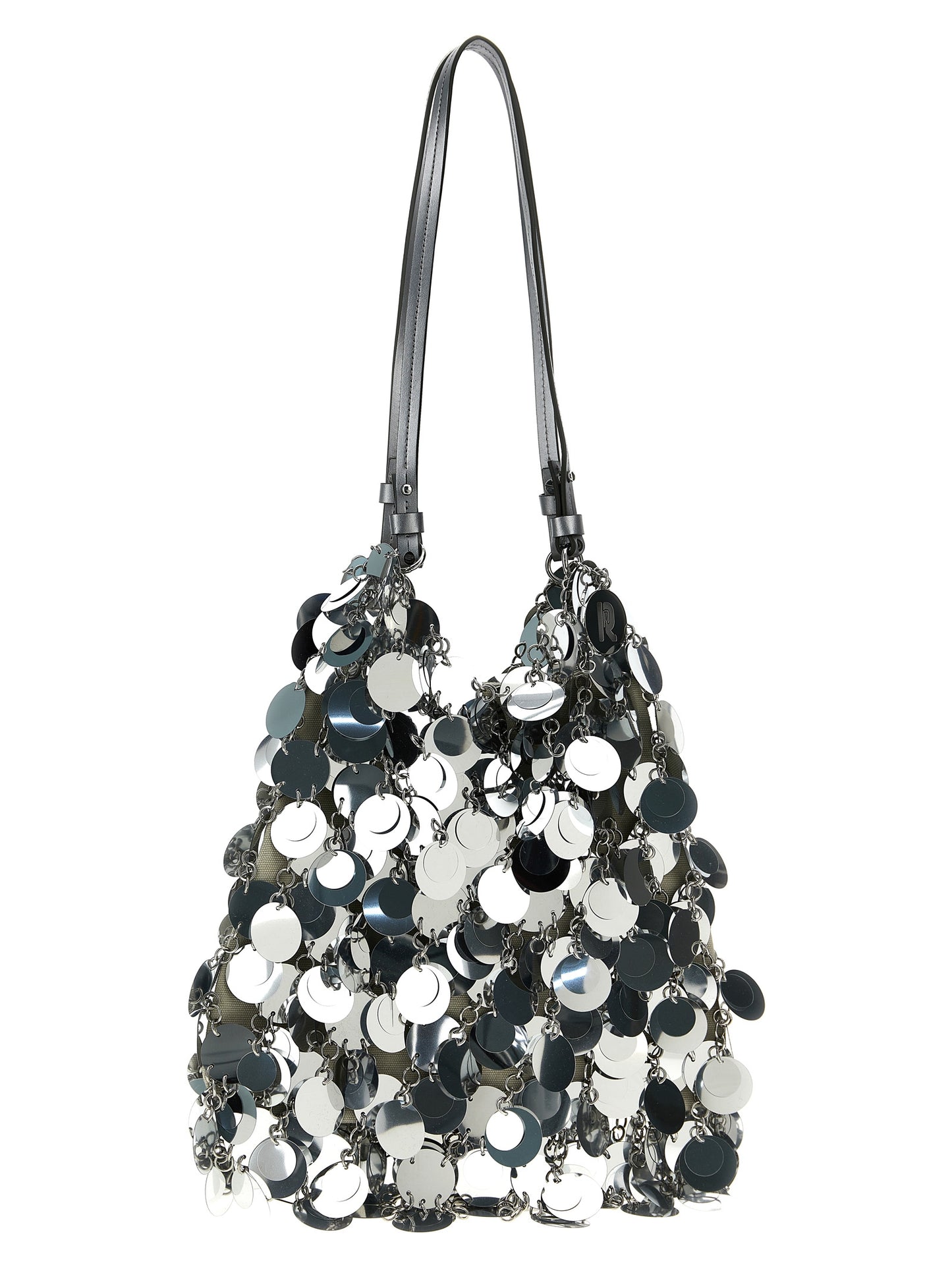 'Silver Sparkle Discs Large' shoulder bag Shoulder bags