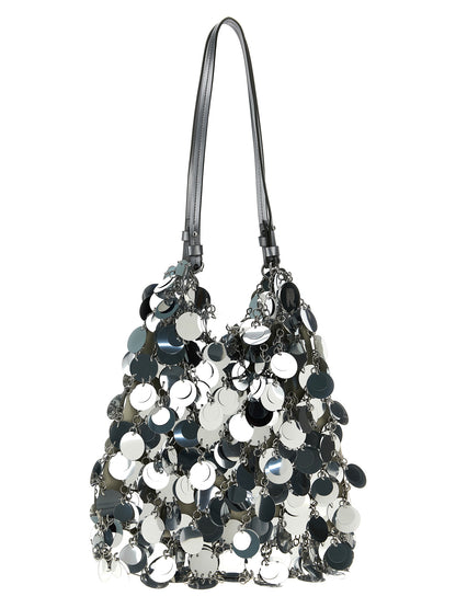 'Silver Sparkle Discs Large' shoulder bag Shoulder bags