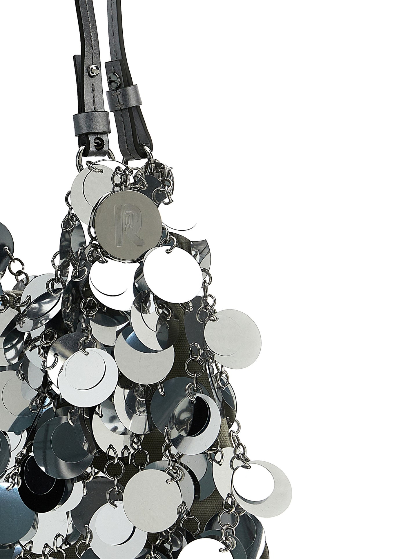 'Silver Sparkle Discs Large' shoulder bag Shoulder bags