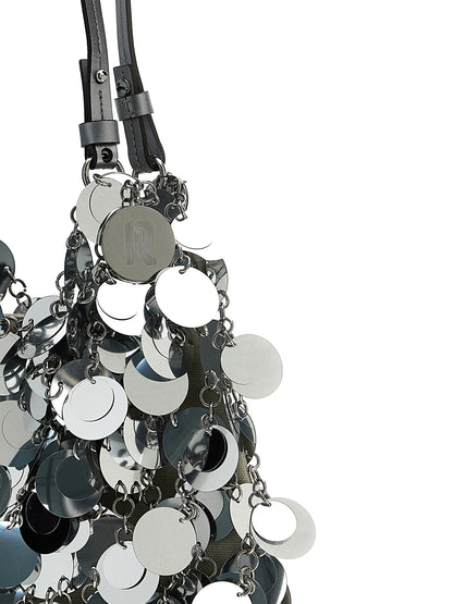 'Silver Sparkle Discs Large' shoulder bag Shoulder bags
