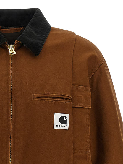 Sacai x Carhartt Wip capsule jacket Down jacket, Parka, Casual jackets