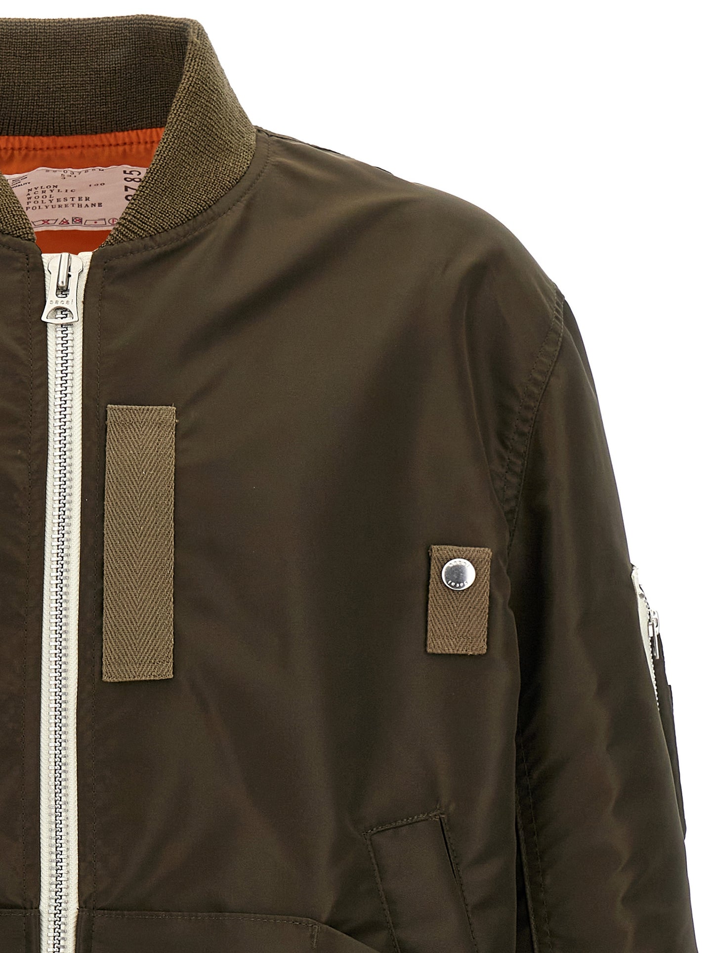 Twill nylon blouson Down jacket, Parka, Casual jackets