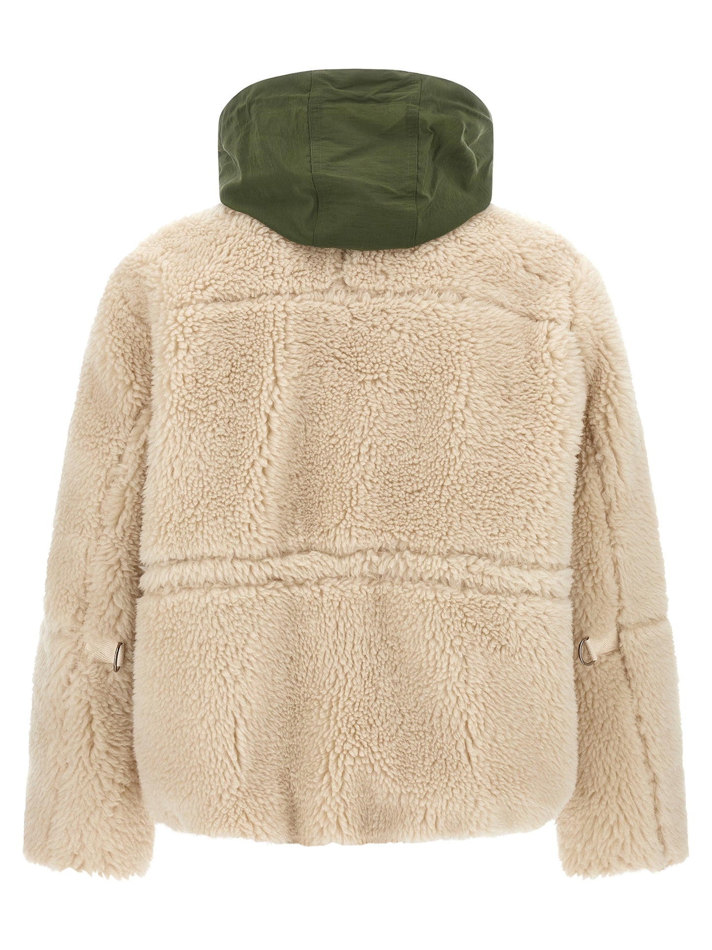 Faux shearling parka Down jacket, Parka, Casual jackets