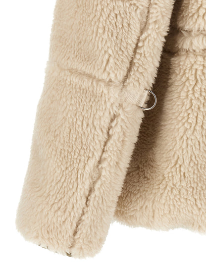 Faux shearling parka Down jacket, Parka, Casual jackets