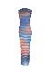 Jean Paul Gaultier Mesh high neck open back long dress printed "air"