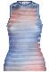 Jean Paul Gaultier Mesh tank top printed "air"