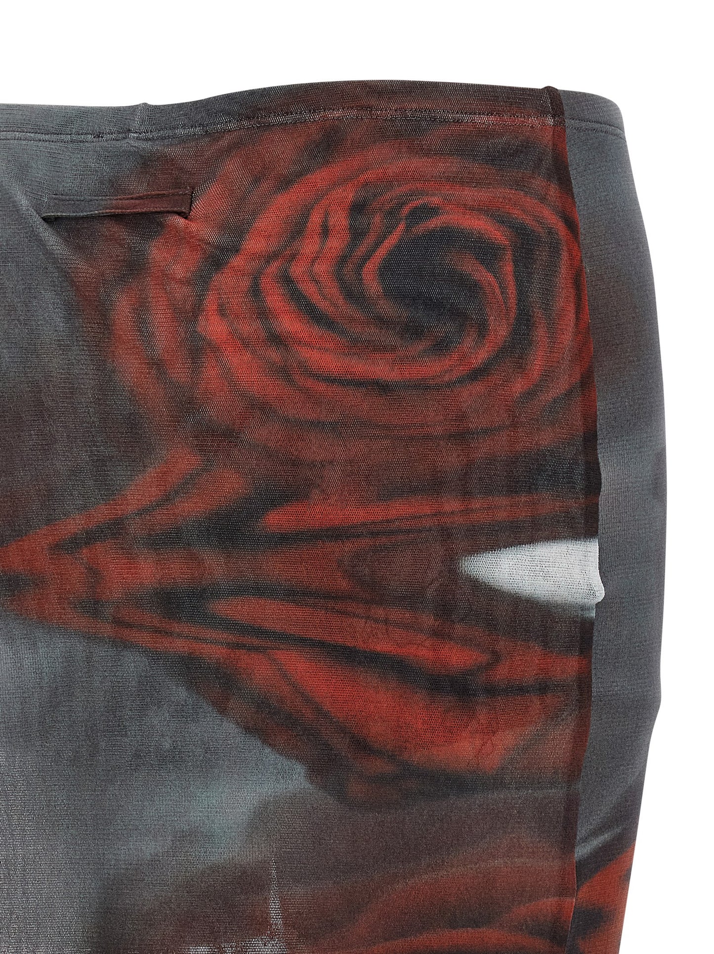 'The Red Blurry Roses' skort Bermuda, short