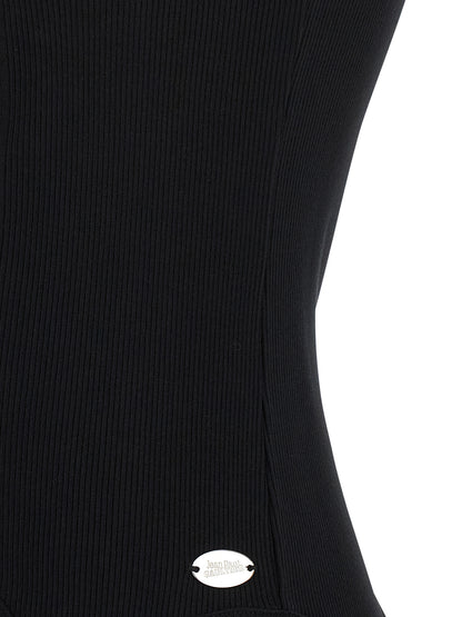 'The Black Garter' tank top Tops