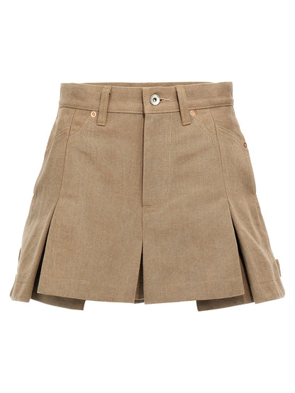 Canvas shorts Bermuda, short