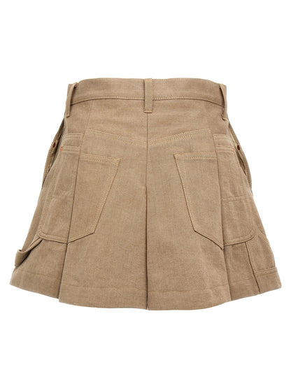 Canvas shorts Bermuda, short