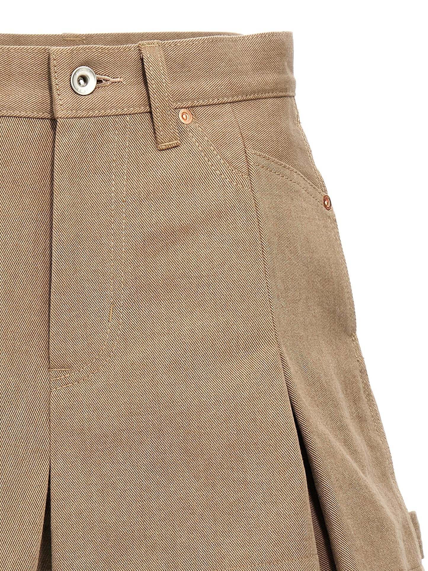 Canvas shorts Bermuda, short