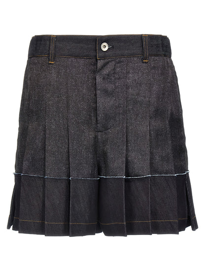 Flounced shorts Bermuda, short