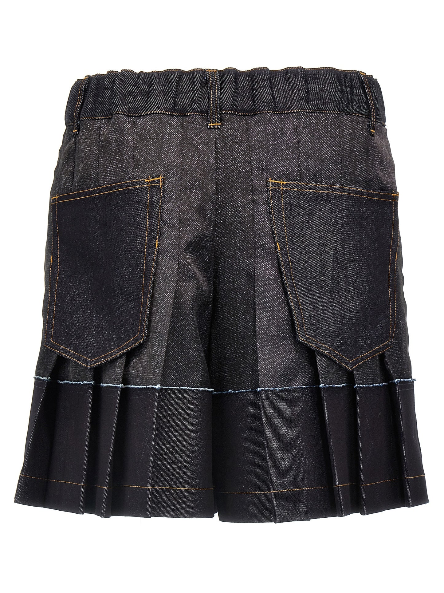 Flounced shorts Bermuda, short
