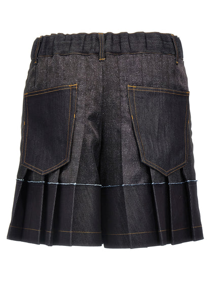 Flounced shorts Bermuda, short