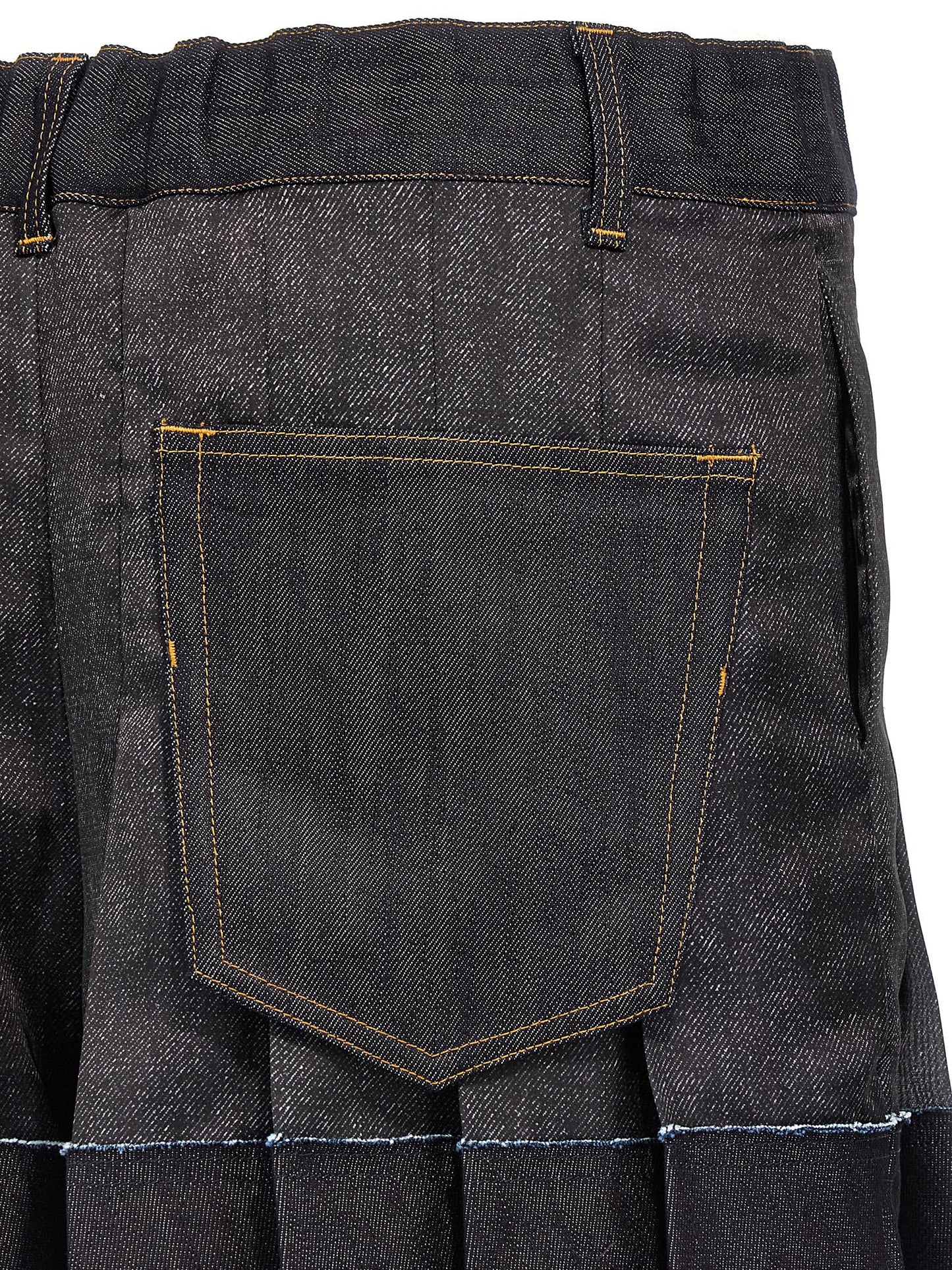 Flounced shorts Bermuda, short