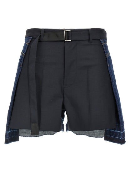 Wool insert shorts Bermuda, short
