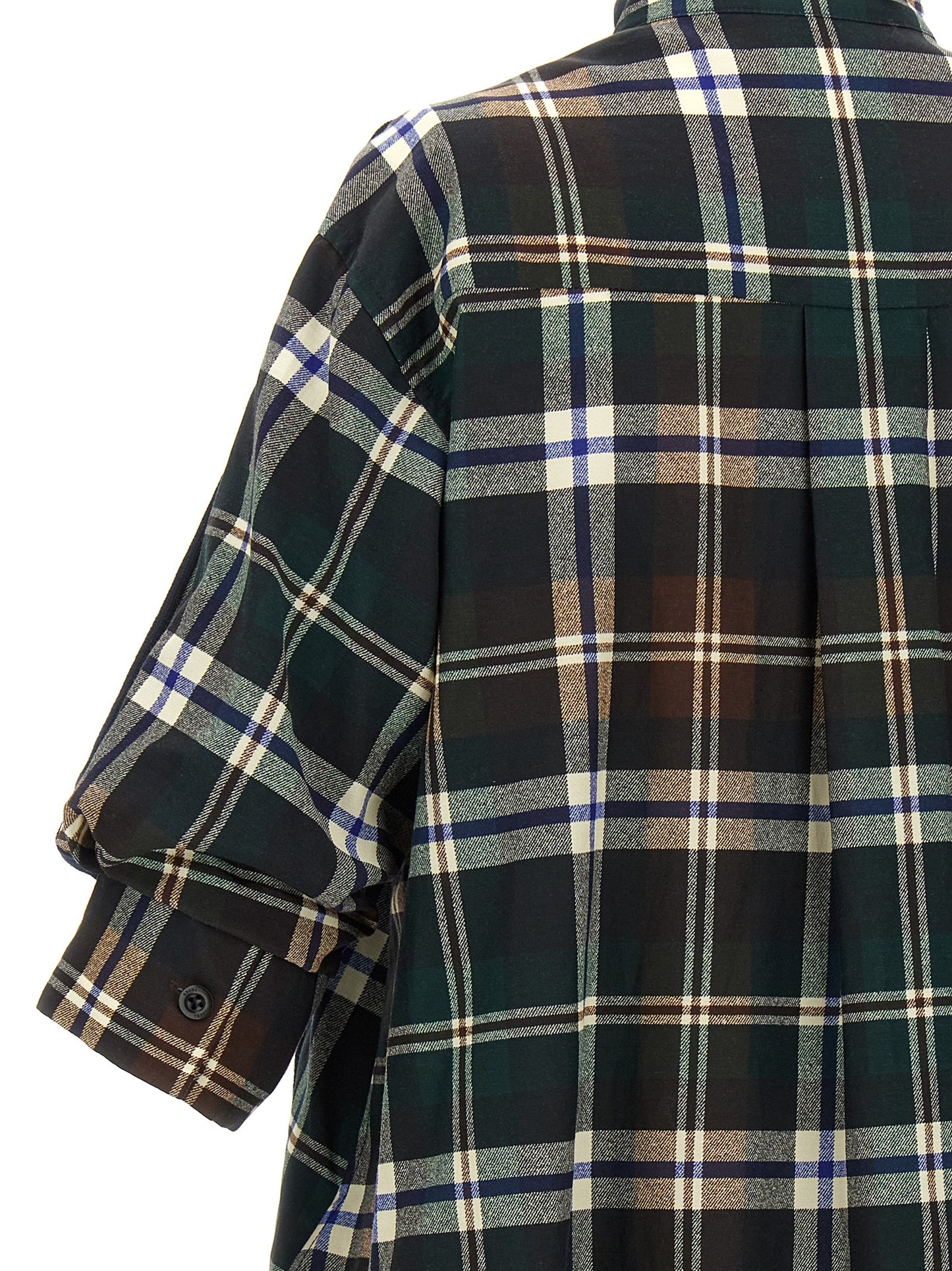 Knitted panel shirt Shirt, blouse