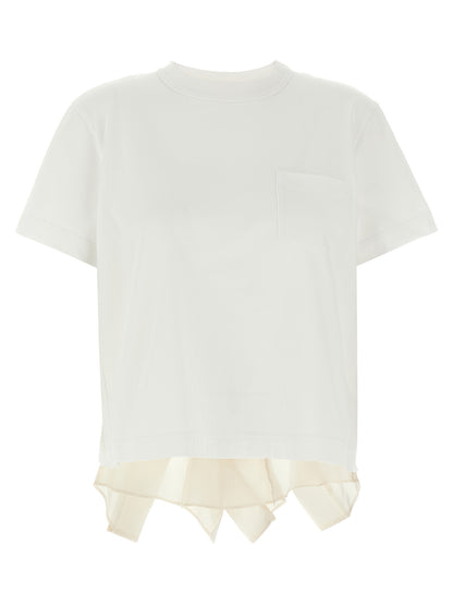 Flounced T-shirt T-shirt