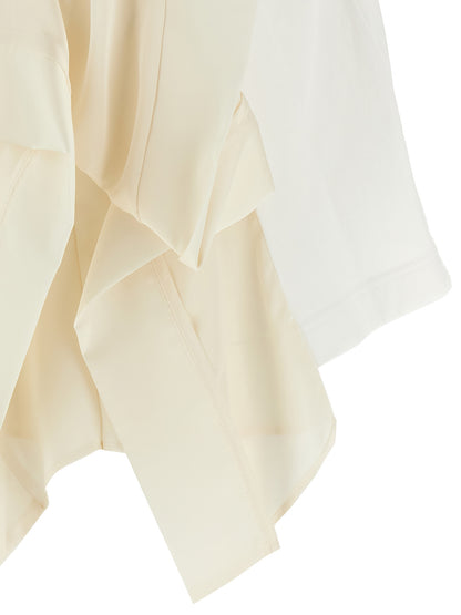 Flounced T-shirt T-shirt