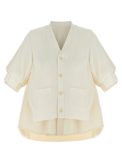 'Suiting Mix Knit' cardigan Sweater, cardigans