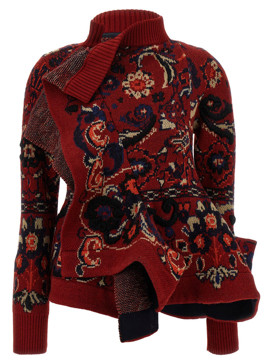 Jacquard wool cardigan Sweater, cardigans