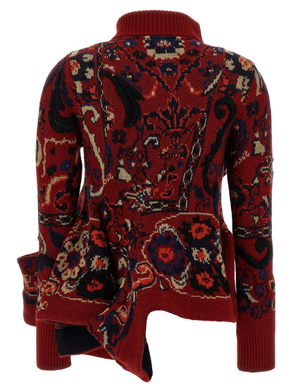 Jacquard wool cardigan Sweater, cardigans