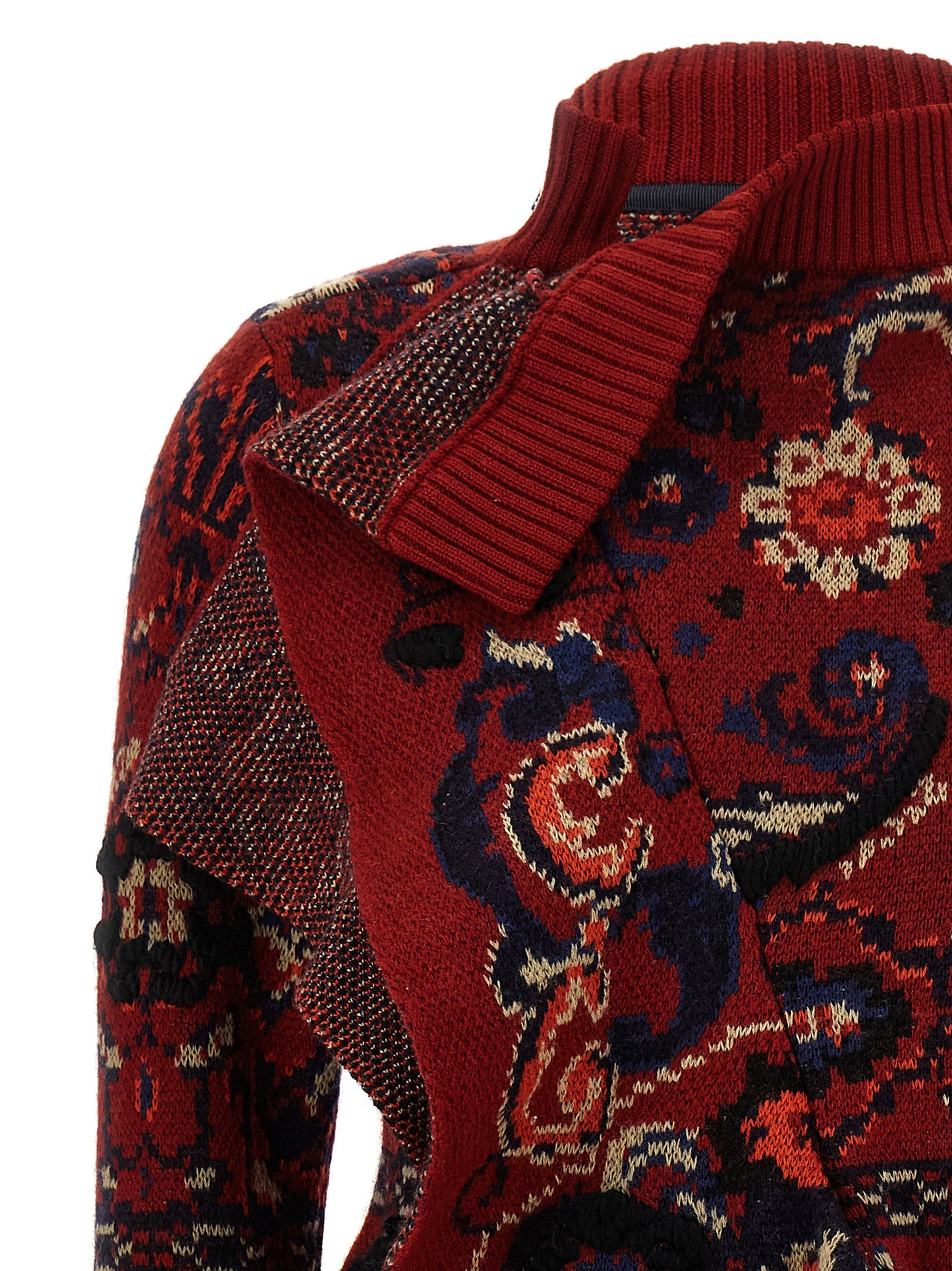 Jacquard wool cardigan Sweater, cardigans