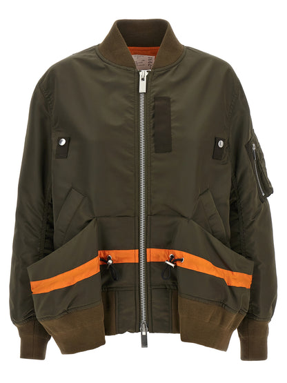 Drawstring bomber jacket Down jacket, Parka, Casual jackets
