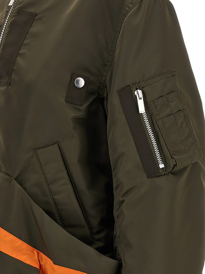 Drawstring bomber jacket Down jacket, Parka, Casual jackets