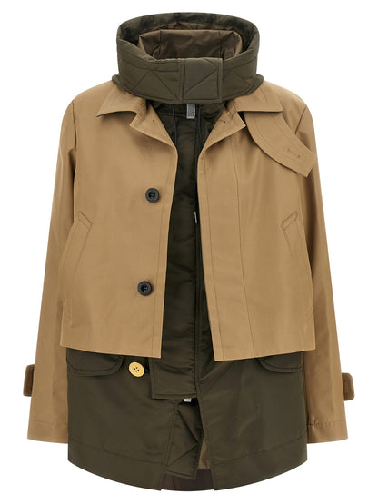 Double layer jacket Down jacket, Parka, Casual jackets
