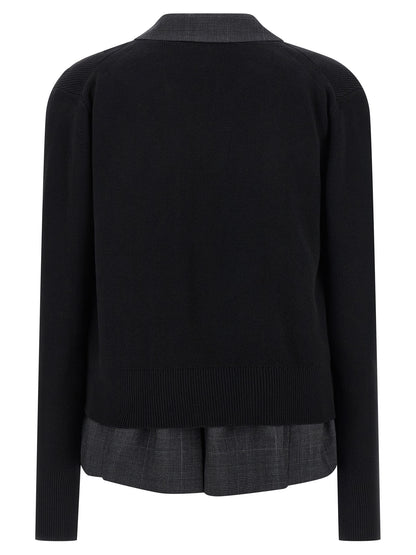 Double layer cardigan Blazer, suits