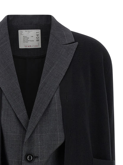 Double layer cardigan Blazer, suits