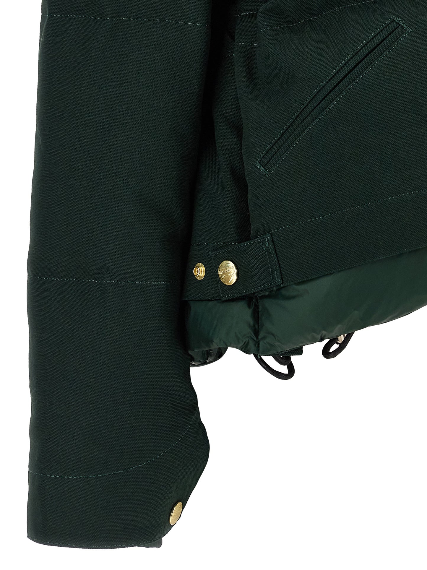 Sacai x Carhartt Wip capsule double-layer jacket Down jacket, Parka, Casual jackets