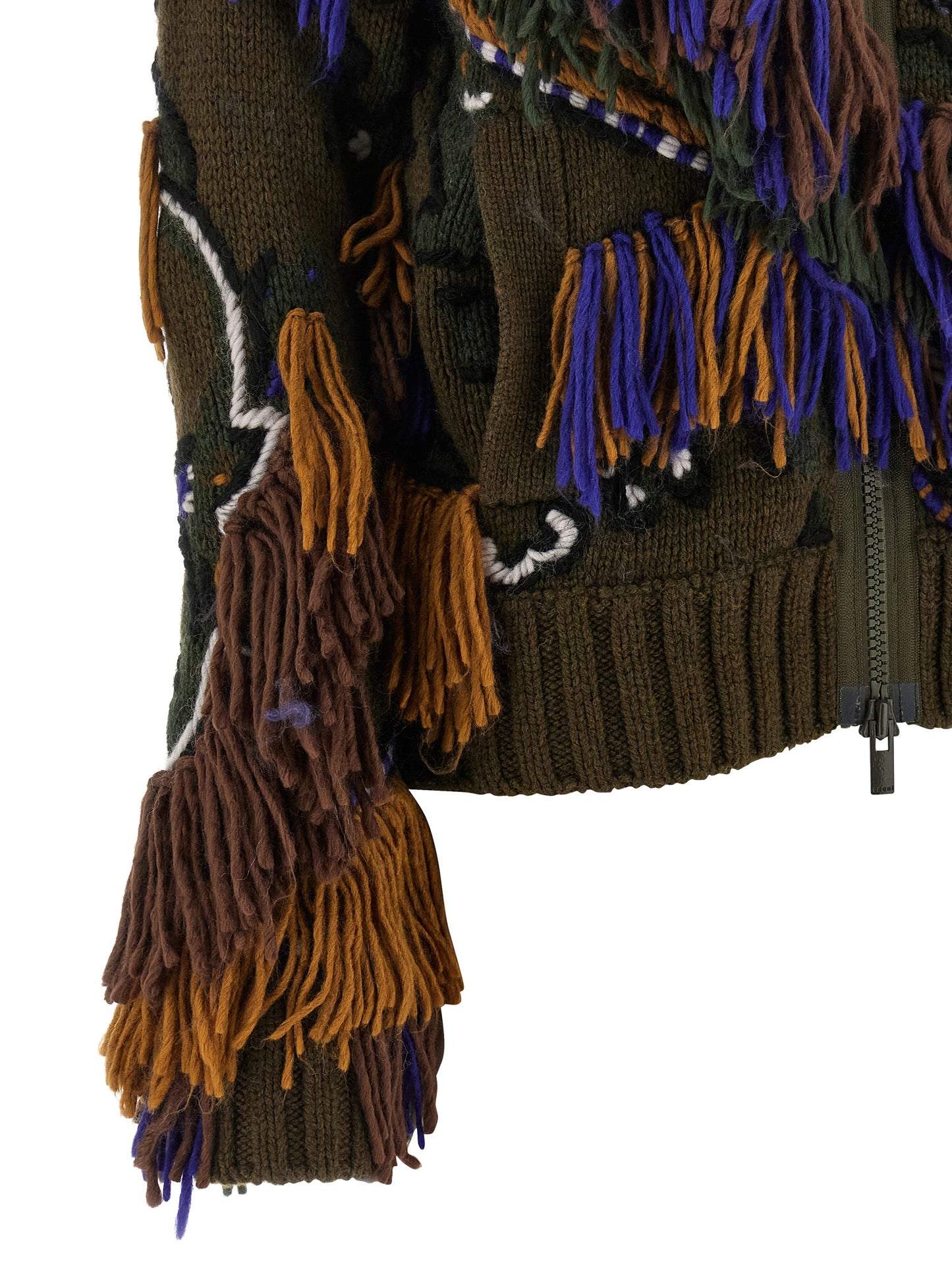 Paisley jacquard cardigan Sweater, cardigans