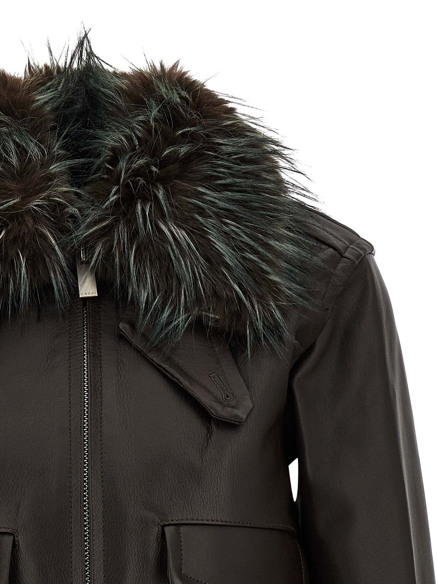 2 in 1 leather jacket Down jacket, Parka, Casual jackets