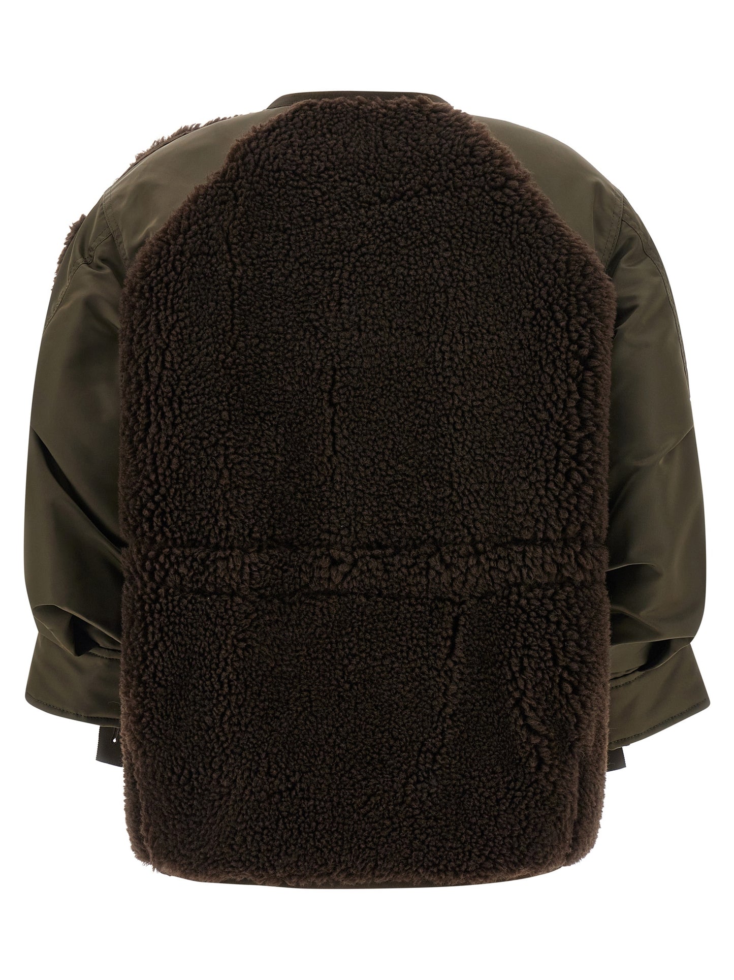 Shearling bomber jacket Down jacket, Parka, Casual jackets