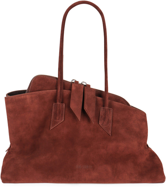 The Attico Bag The Walk Medium in suede
