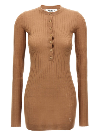 Ribbed mini dress Dresses