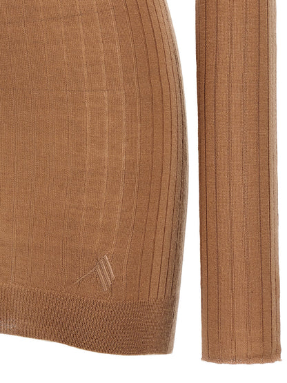 Ribbed mini dress Dresses